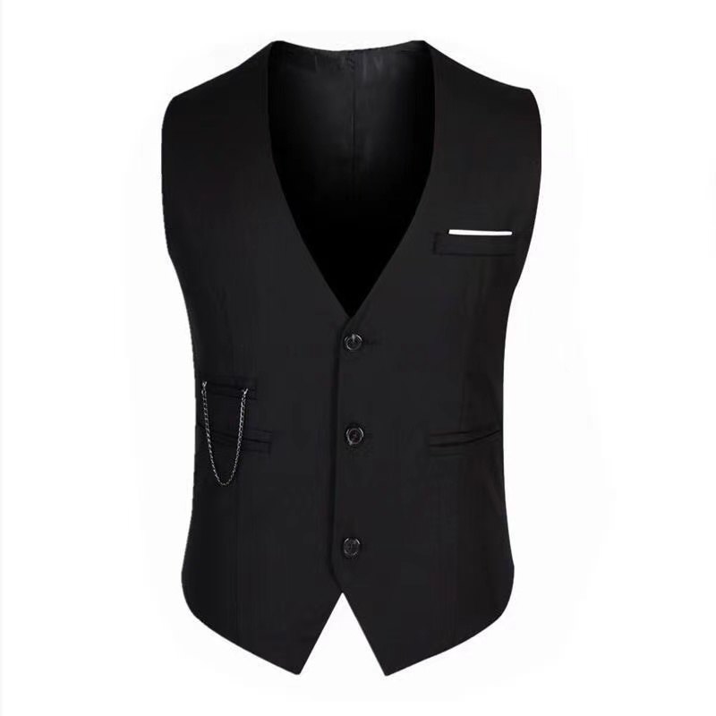 Men Formal Wear Vest - سترات رجالية عالية الجودة بقصة ضيقة،