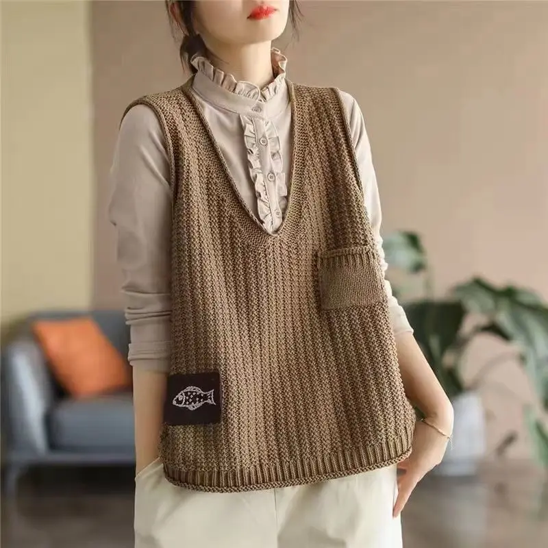 Formal Vest Waistcoat - عرض خاص: سترة نسائية محبوكة قصيرة
