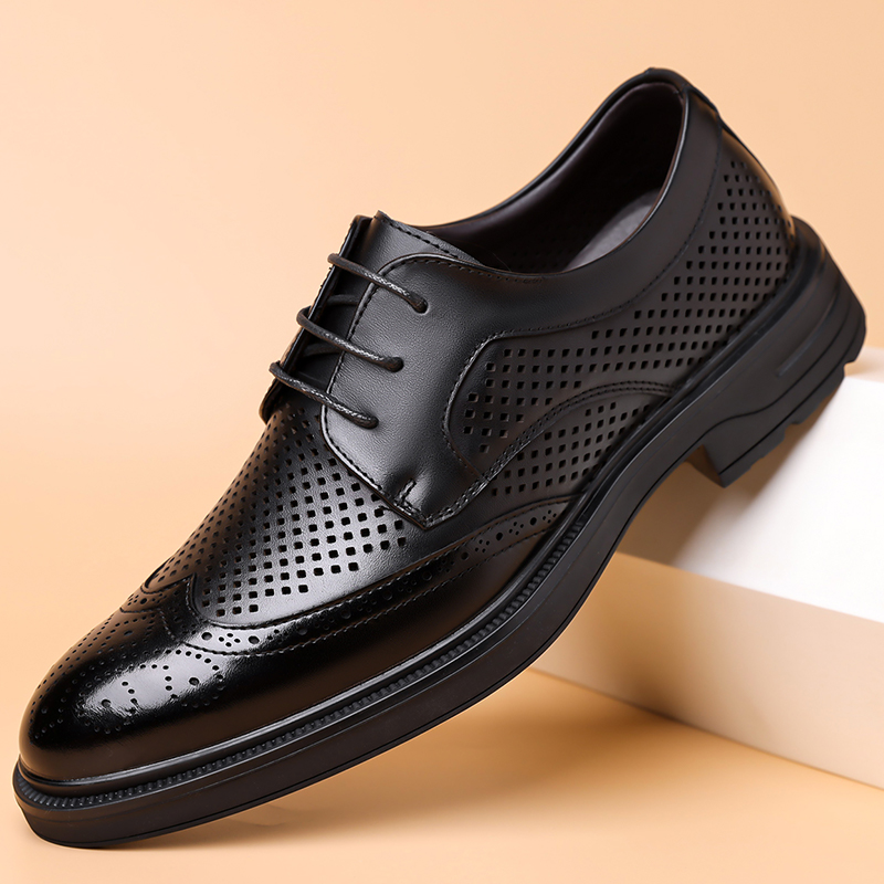 Formal Men Office Wear Sandals - أحذية جلدية صيفية جديدة للرجال، أحذية