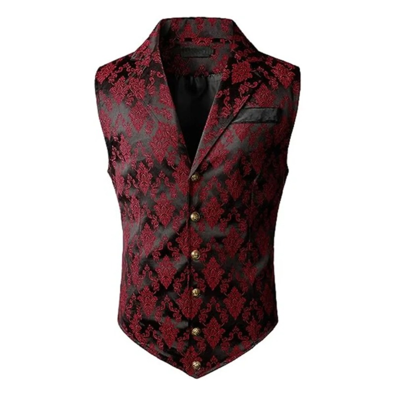 Men'S Formal Wear Waistcoat - صدرية رجالية بريطانية عصرية بقصة ضيقة،