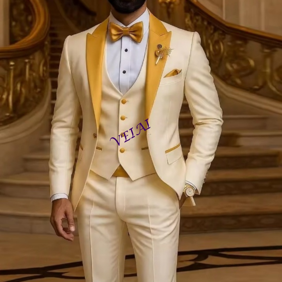 Men Formal Wear Pinterest - تخصيص الذهب طوق العاج الرجال دعوى