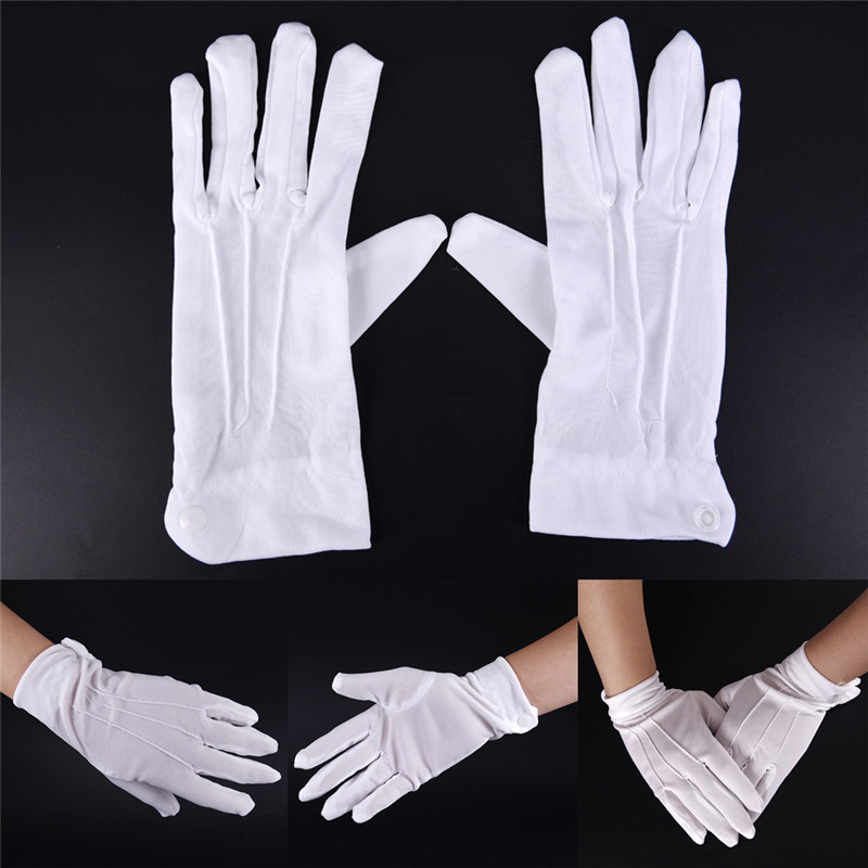 Formal Wear Gloves Men - 1 زوج الأبيض قفازات رسمية الرجال