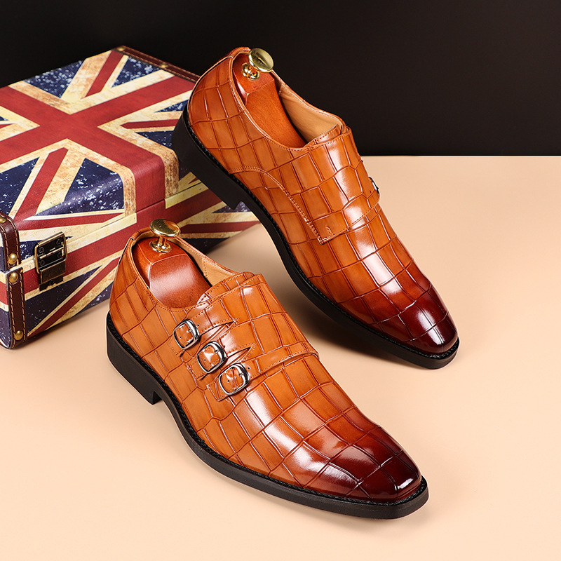 Men'S Luxury Formal Wear - الانزلاق على فستان أحذية الرجال Oxfords