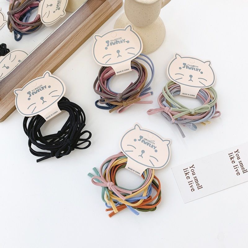 Tie Bar Clip - 6 قطع من ربطات الشعر الكورية
