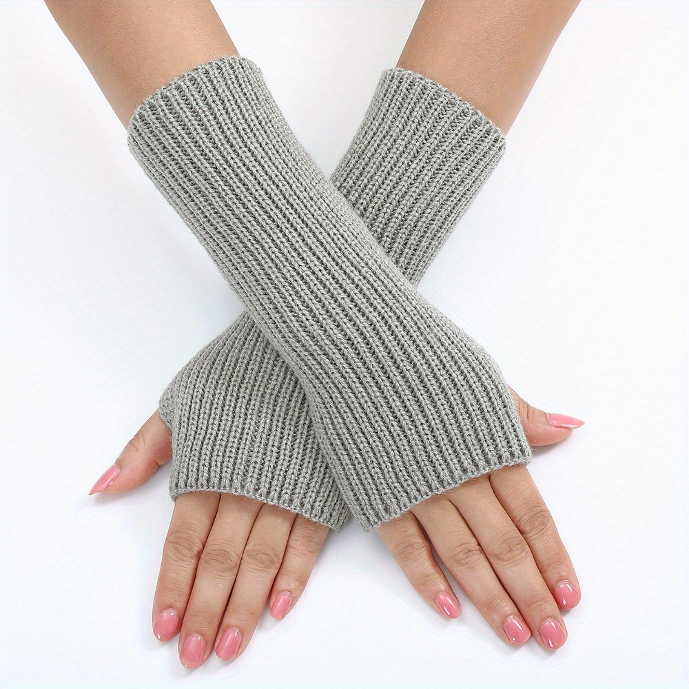 Formal Wear Gloves Men - قفازات محبوكة مخططة للجنسين مع أساور