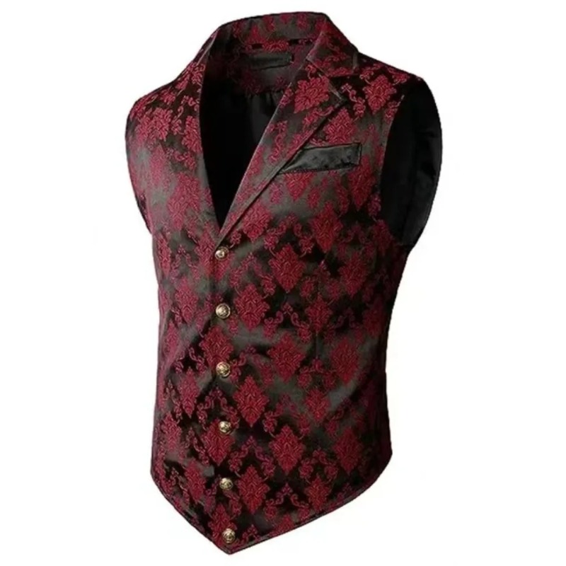 سترة رجالية أنيقة بقصة ضيقة عل - مراجعة Men'S Formal Wear Waistcoat وسعره