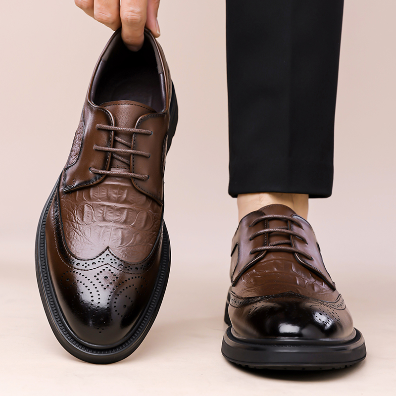 أحذية جلدية صيفية جديدة للرجال - مراجعة Formal Men Office Wear Sandals وسعره