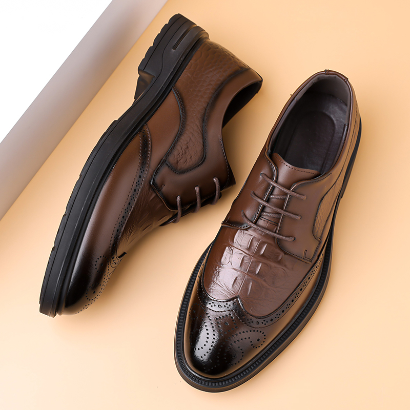 أحذية جلدية صيفية جديدة للرجال - مراجعة Formal Men Office Wear Sandals وسعره