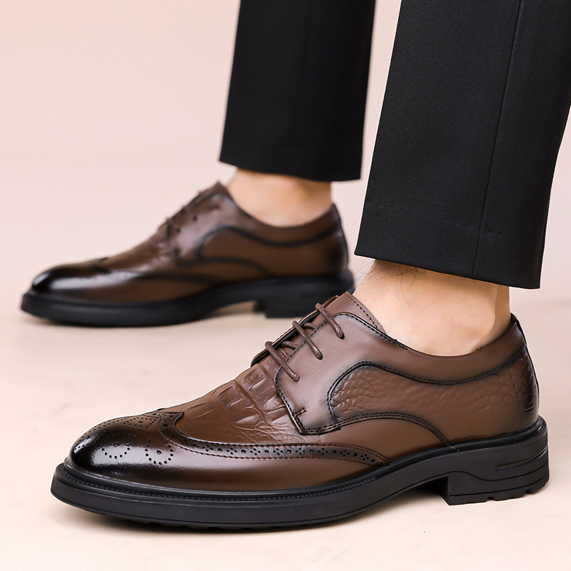 أحذية جلدية صيفية جديدة للرجال - مراجعة Formal Men Office Wear Sandals وسعره