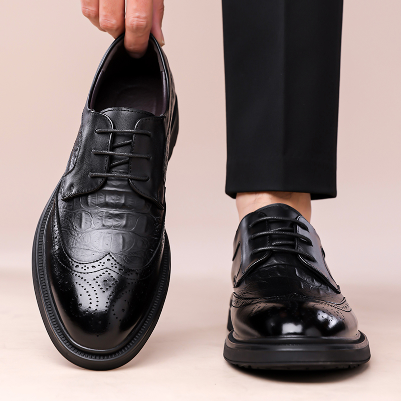 أحذية جلدية صيفية جديدة للرجال - مراجعة Formal Men Office Wear Sandals وسعره