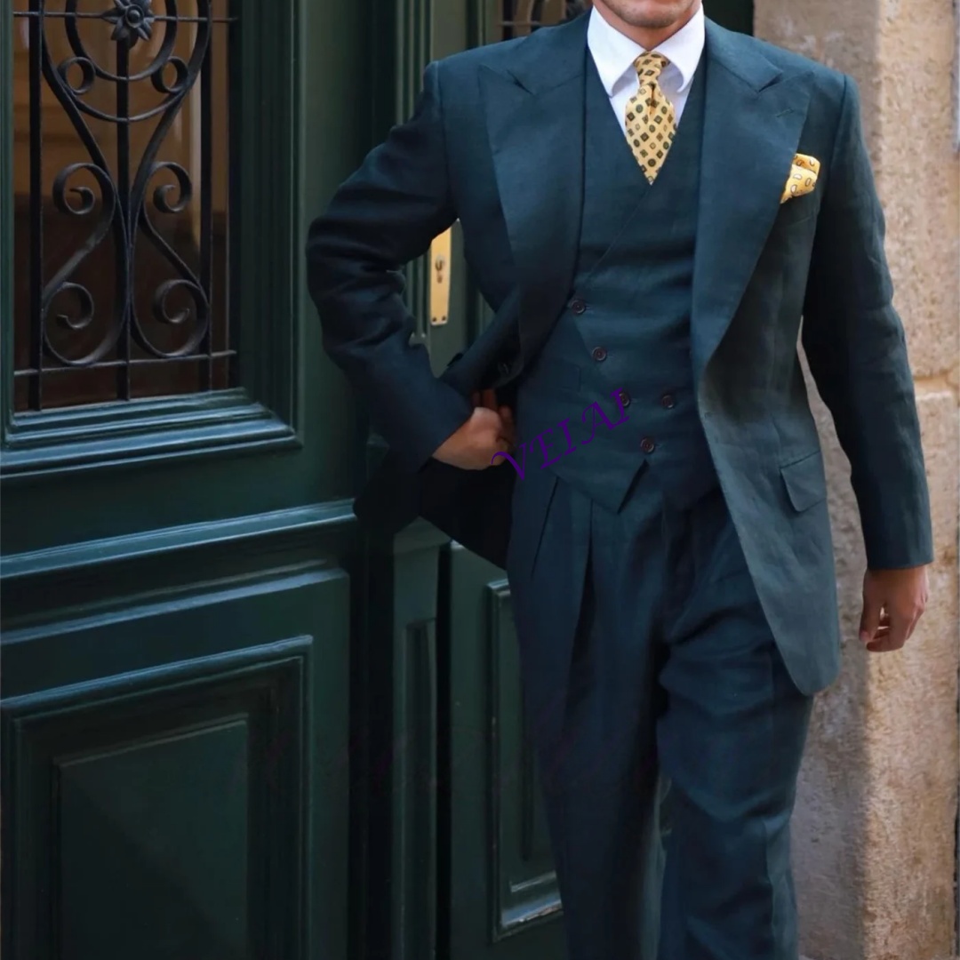 بدلة توكسيدو سوداء مخصصة بقصة  - مراجعة Men'S Formal Wear Waistcoat وسعره