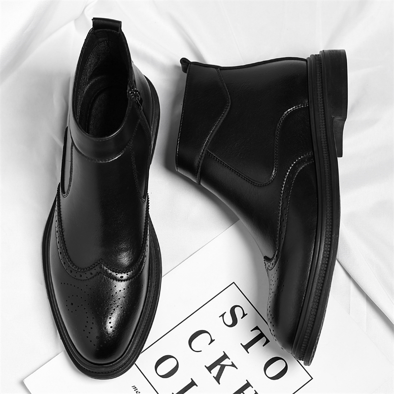 الخريف الشتاء سميكة سوليد رجال - مراجعة Men'S Formal Style وسعره