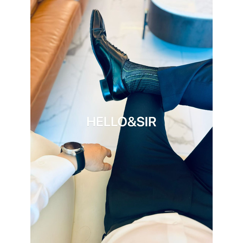 جوارب رجالية كلاسيكية من الناي - مراجعة Men Formal Wear Blue وسعره