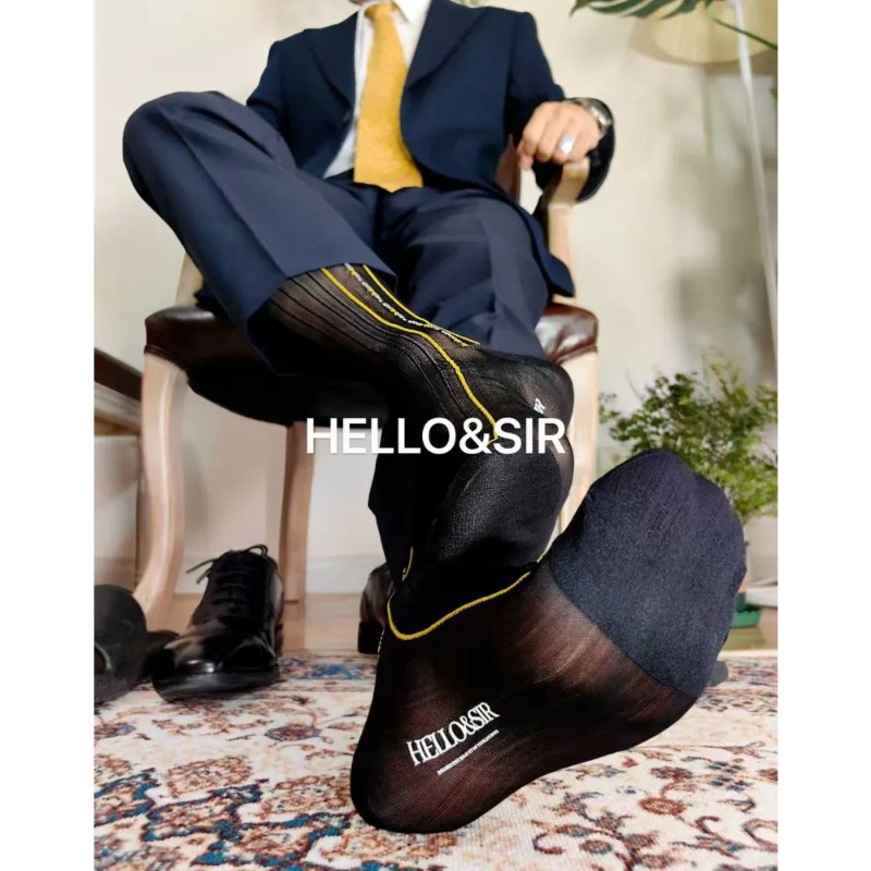 جوارب رجالية كلاسيكية من الناي - مراجعة Men Formal Wear Blue وسعره