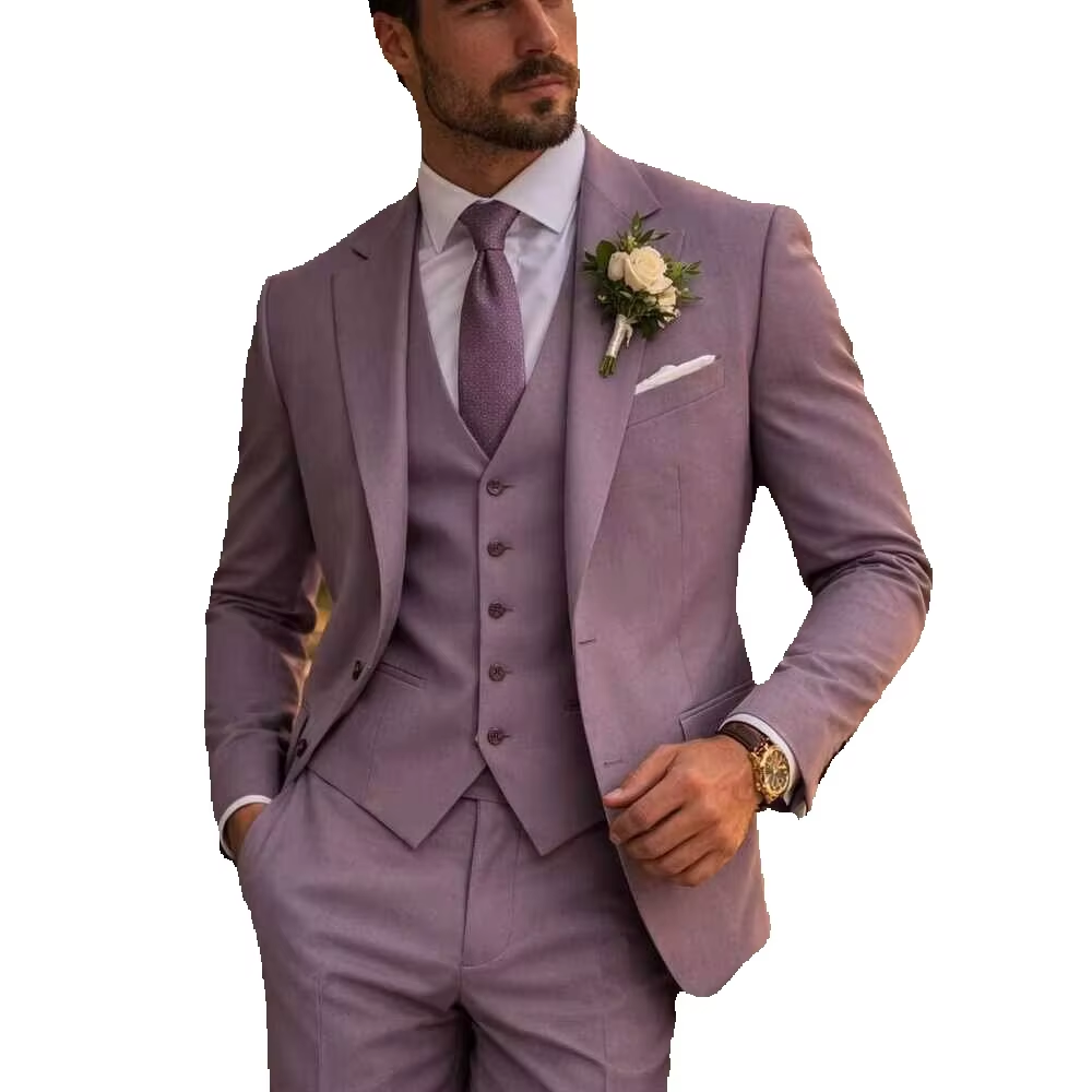 بدلة رجالية ثلاثية القطع بلون  - مراجعة Men'S Formal Wear Waistcoat وسعره