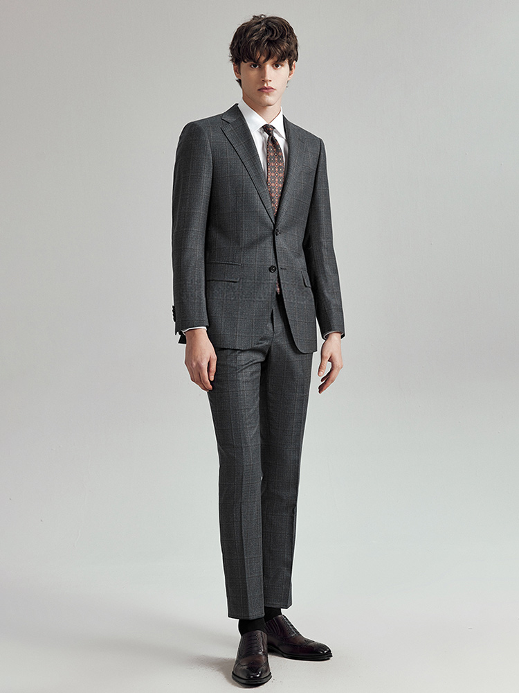 بدل صوف 100% للرجال بقصة ضيقة  - مراجعة Men Formal Wear Fashion وسعره