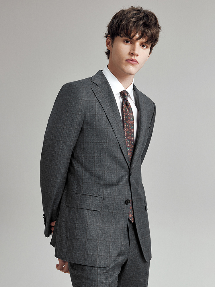 بدل صوف 100% للرجال بقصة ضيقة  - مراجعة Men Formal Wear Fashion وسعره