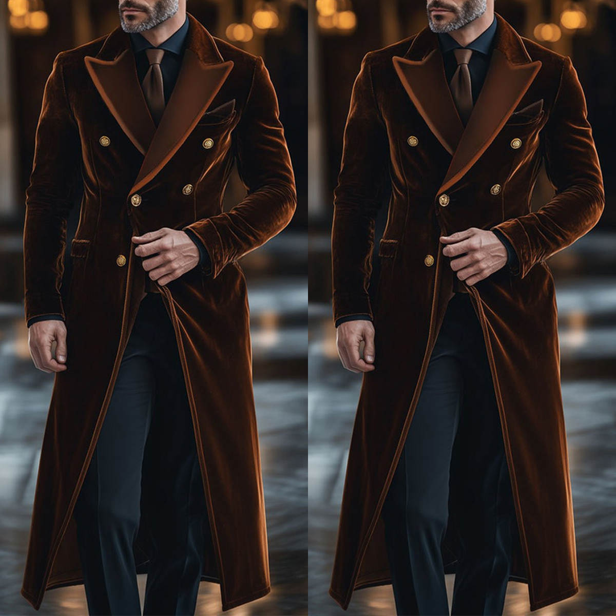 معطف طويل للرجال من المخمل الب - مراجعة Men'S Formal Wear Waistcoat وسعره