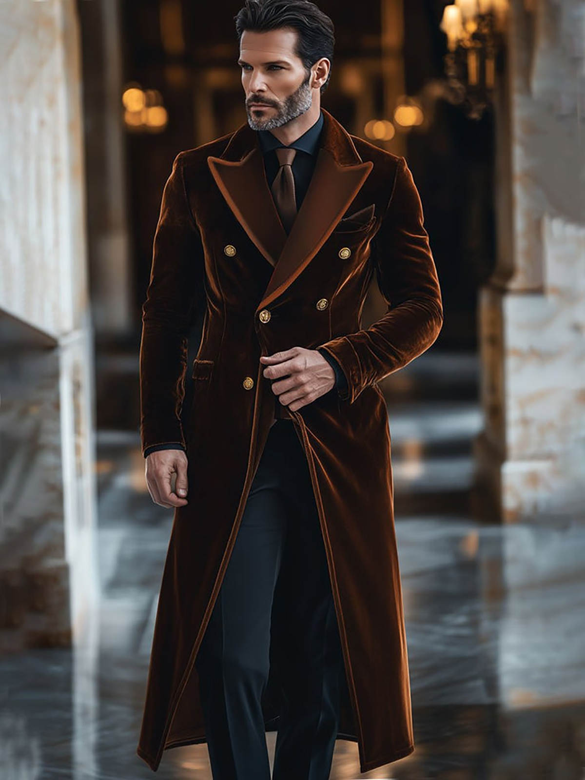 معطف طويل للرجال من المخمل الب - مراجعة Men'S Formal Wear Waistcoat وسعره