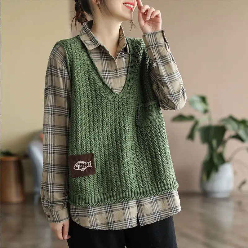 عرض خاص: سترة نسائية محبوكة قص - مراجعة Formal Vest Waistcoat وسعره