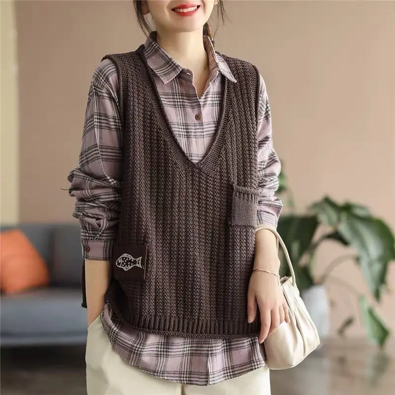 عرض خاص: سترة نسائية محبوكة قص - مراجعة Formal Vest Waistcoat وسعره