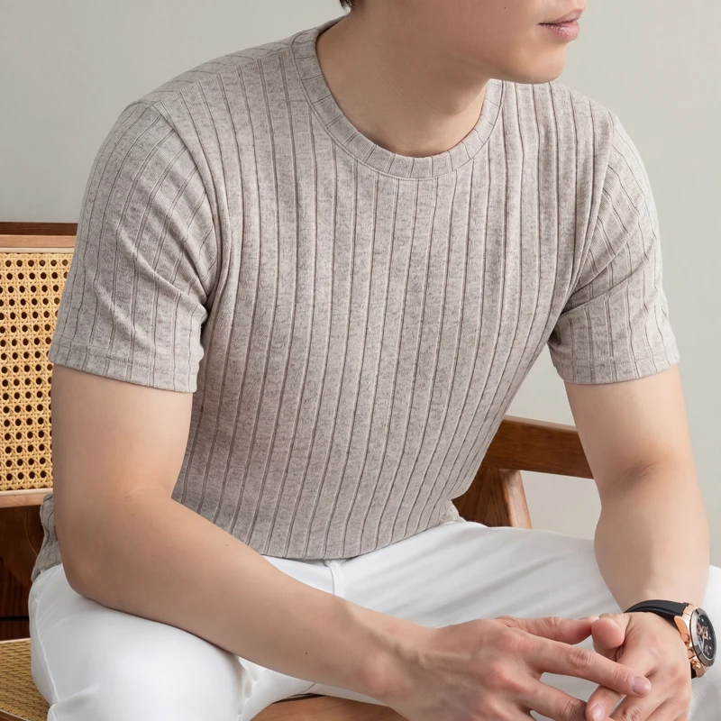 قميص رجالي كاجوال مضلع بأكمام  - مراجعة Men Formal Wear Pinterest وسعره