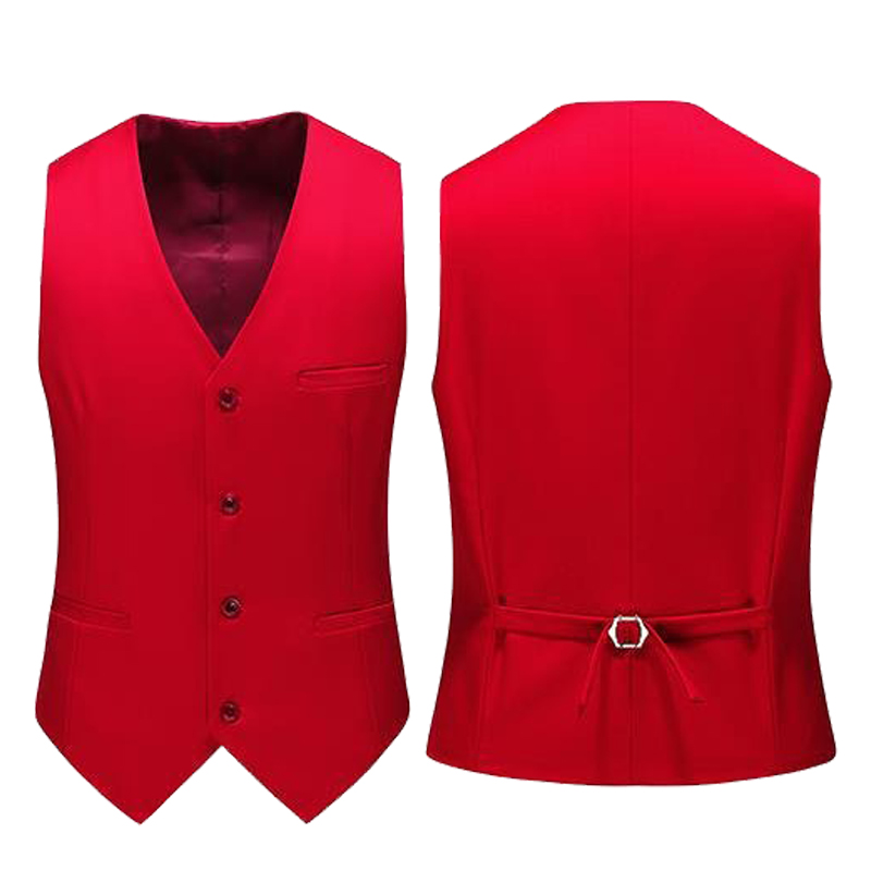 19 ألوان الرجال سترة بلون موضة - مراجعة Men Formal Wear Vest وسعره
