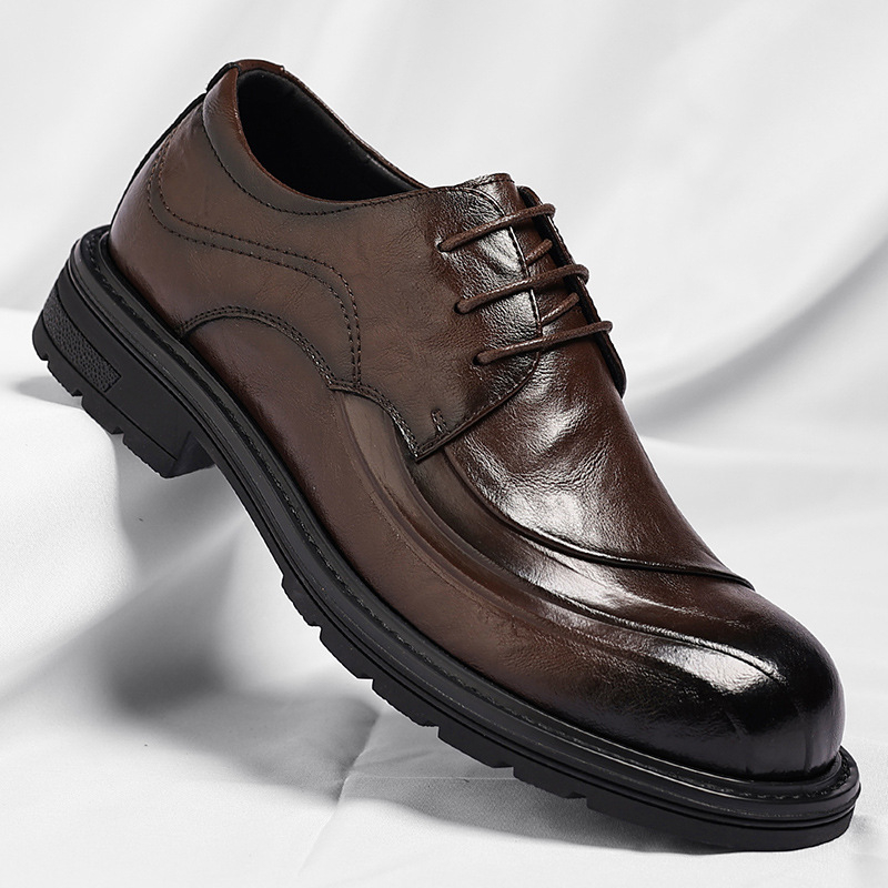 أحذية رسمية من الجلد الطبيعي ا - مراجعة Men Formal Wear Fashion وسعره