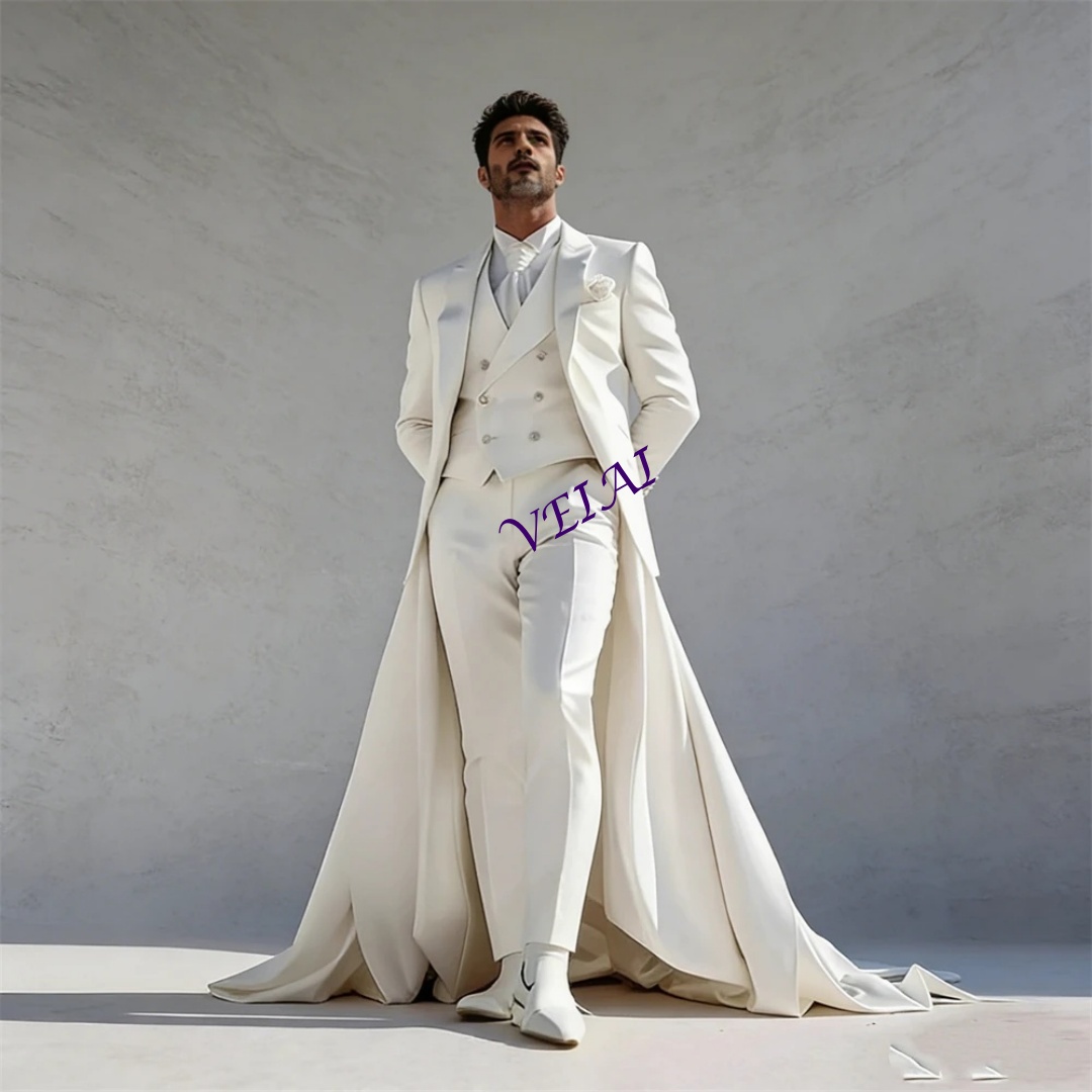 بدلة رجالية مخصصة من ثلاث قطع  - مراجعة Formal Vest Waistcoat وسعره