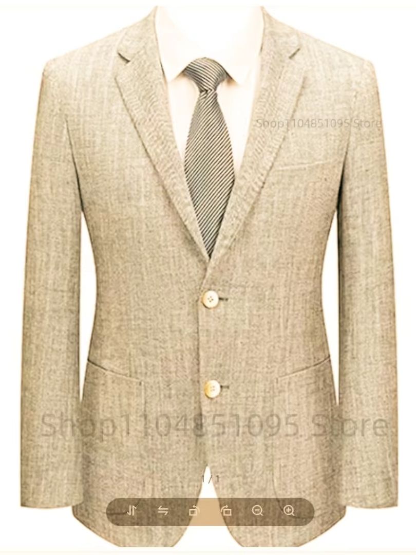سترة بدلة رجالية ضيقة من الكتا - مراجعة Men Formal Wear Blue وسعره