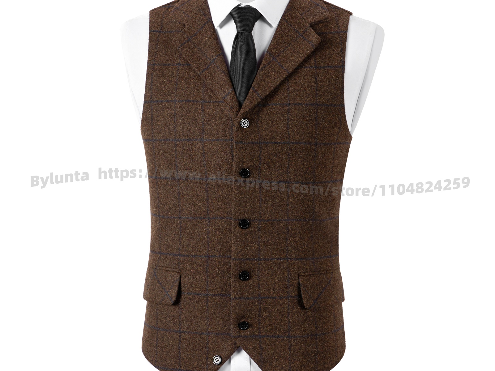 صدرية بدلة رجالية من الصوف بنق - مراجعة Men'S Formal Wear Waistcoat وسعره