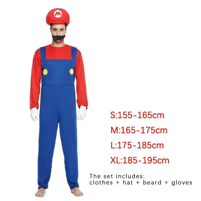 طقم زي تنكري لشخصية Game Plumb - مراجعة Formal Wear Gloves Men وسعره