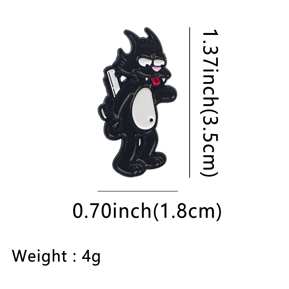 دبابيس وشارات وبروشات مينا ناع - مراجعة Tuxedo Lapel Pin وسعره