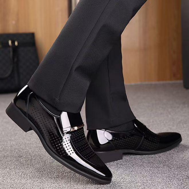 أحذية جلدية صيفية جديدة للرجال - مراجعة Formal Men Office Wear Sandals وسعره