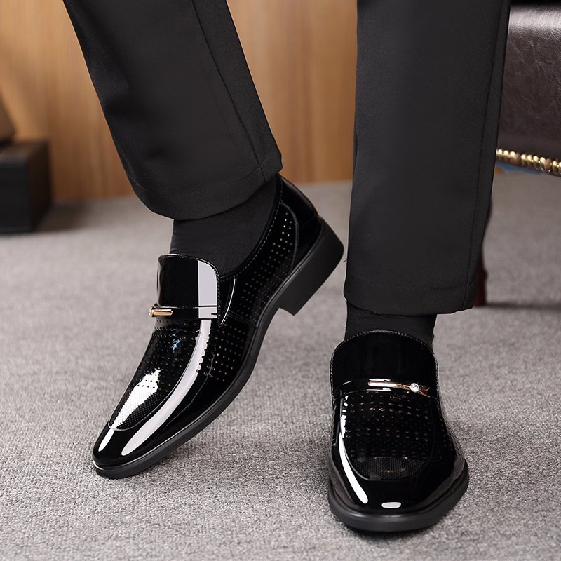 أحذية جلدية صيفية جديدة للرجال - مراجعة Formal Men Office Wear Sandals وسعره