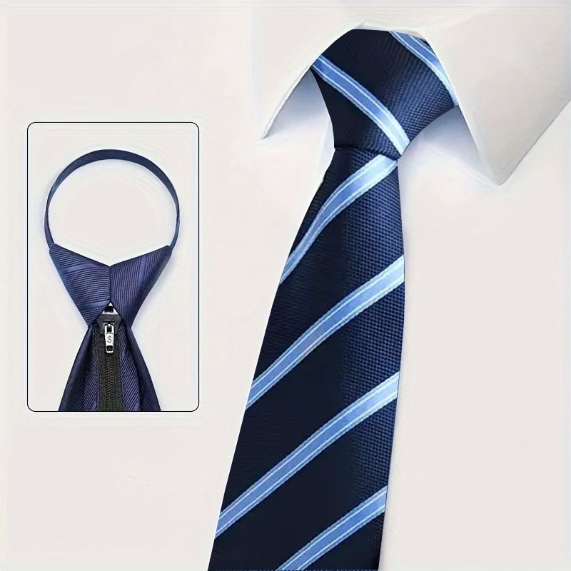 6 قطع ربطات عنق رجالية بعرض 8  - مراجعة Men Formal Wear Blue وسعره