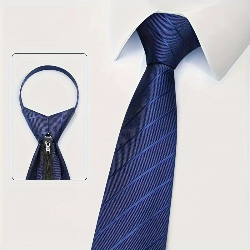 6 قطع ربطات عنق رجالية بعرض 8  - مراجعة Men Formal Wear Blue وسعره