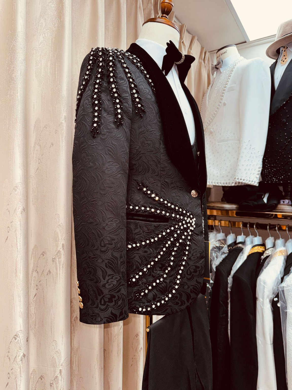 بدلة رجالية رائعة بشرّابات كري - مراجعة Men'S Formal Wear Waistcoat وسعره
