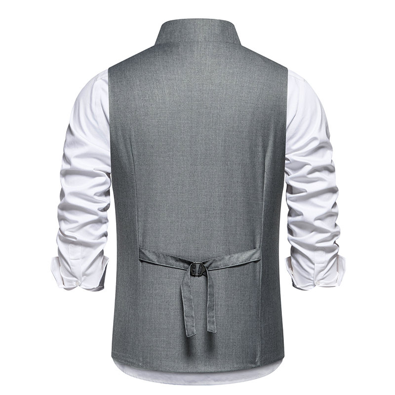 جديد الرجال البدلة سترات الموض - مراجعة Men Formal Wear Vest وسعره