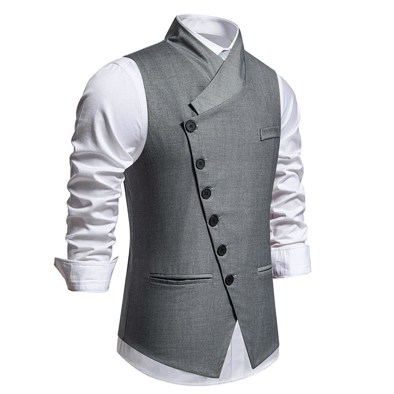 جديد الرجال البدلة سترات الموض - مراجعة Men Formal Wear Vest وسعره