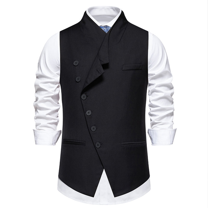 جديد الرجال البدلة سترات الموض - مراجعة Men Formal Wear Vest وسعره