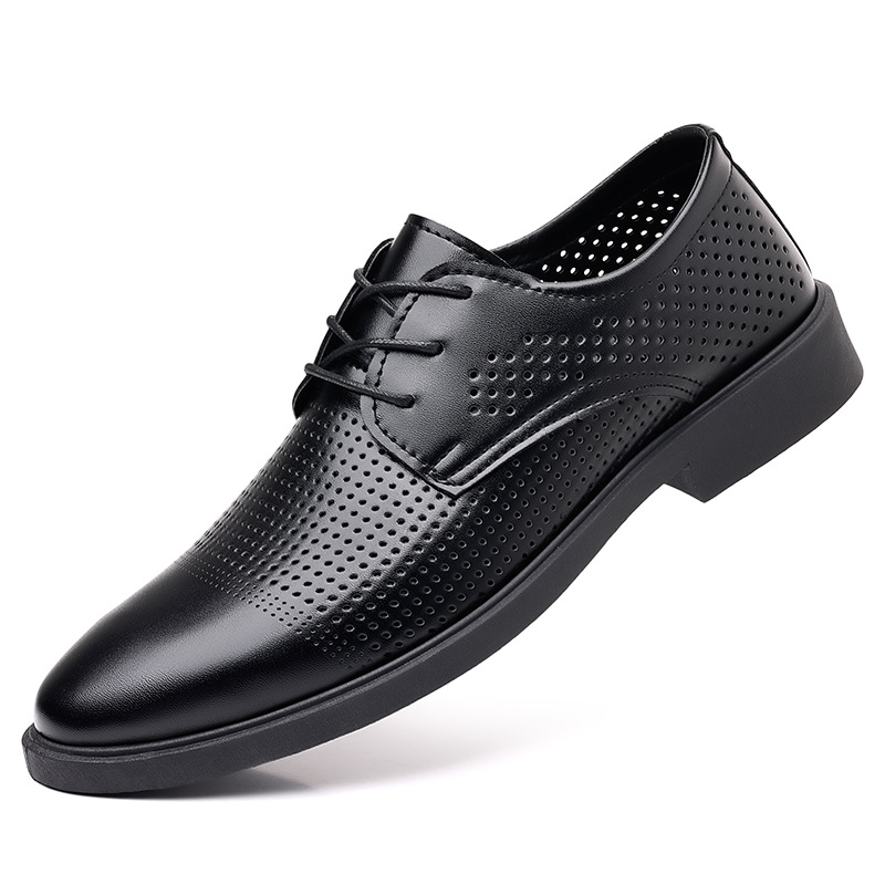 صيف جديد أحذية من الجلد رجال ا - مراجعة Formal Men Office Wear Sandals وسعره