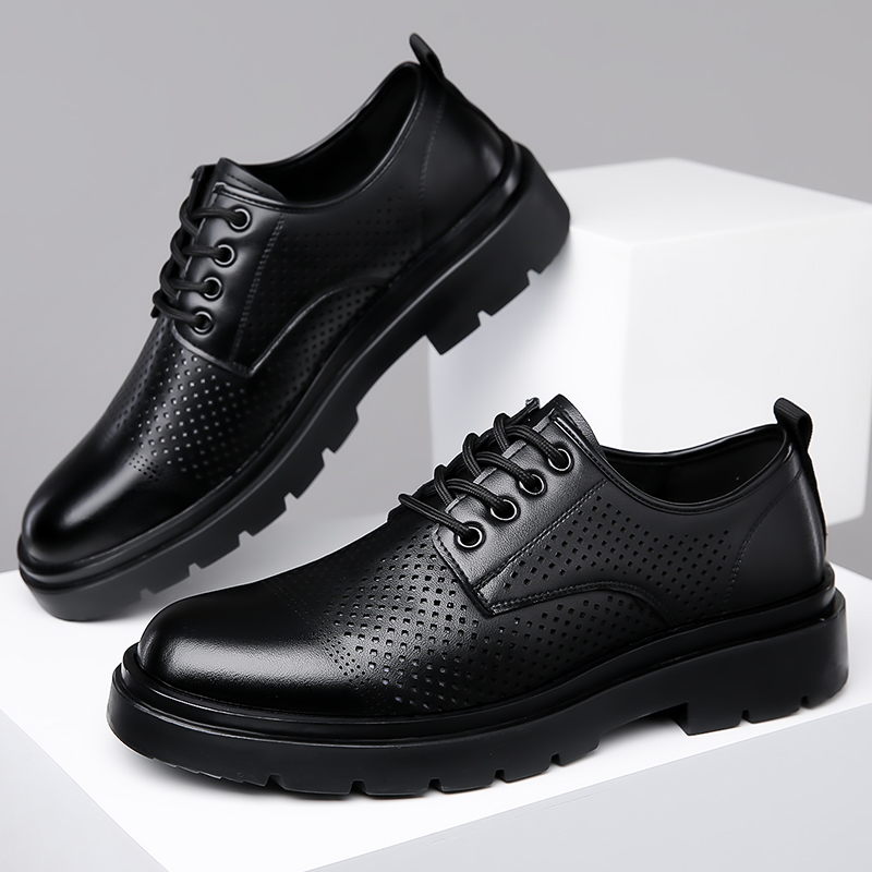 أحذية جلدية صيفية جديدة للرجال - مراجعة Formal Men Office Wear Sandals وسعره