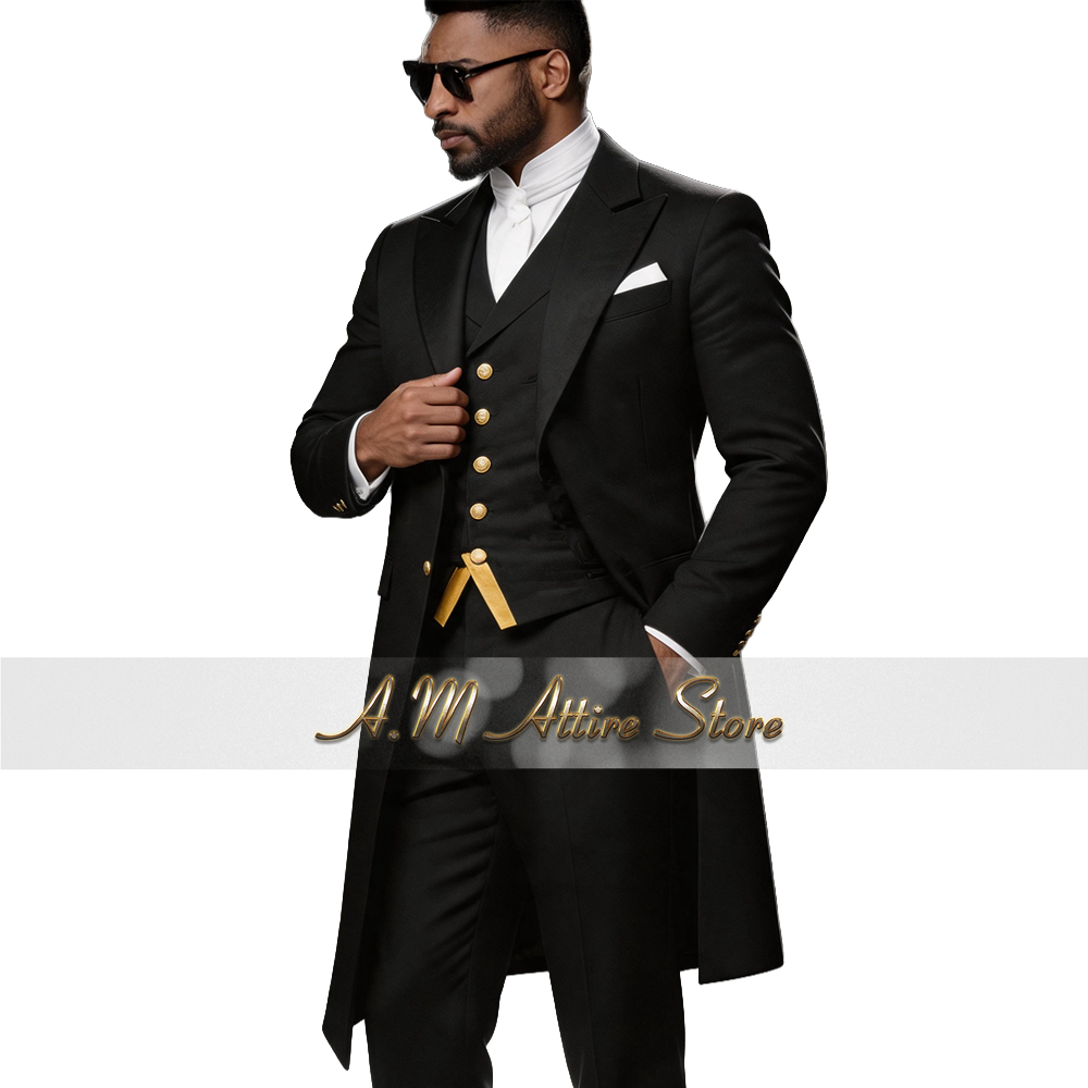 بدلة زفاف رجالية زرقاء من 3 قط - مراجعة Men Formal Wear Blue وسعره