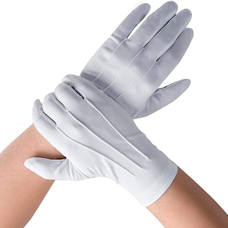 قفازات قطنية بيضاء للرجال، قفا - مراجعة Formal Wear Gloves Men وسعره
