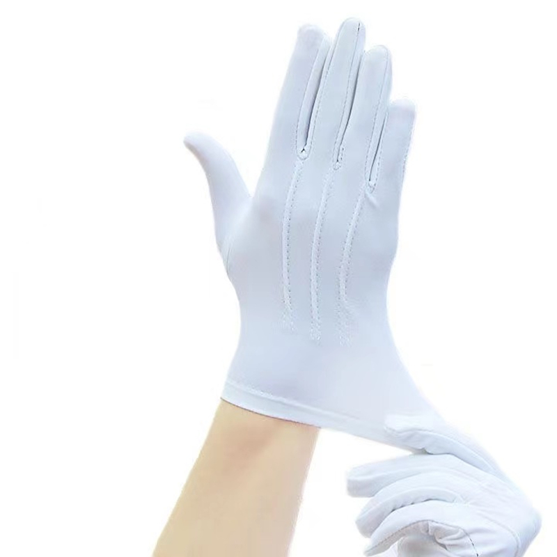 قفازات قطنية بيضاء للرجال، قفا - مراجعة Formal Wear Gloves Men وسعره