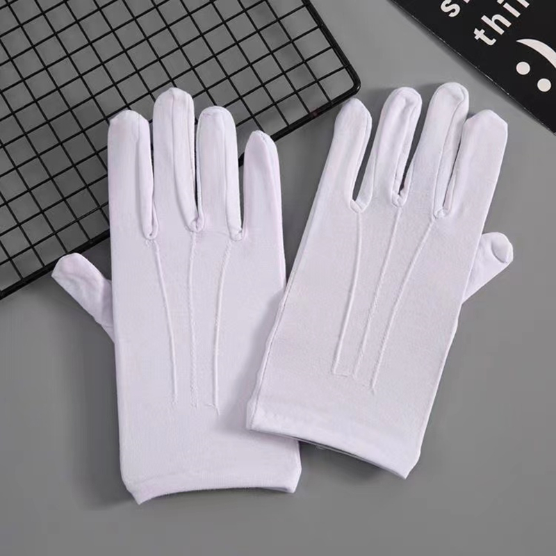 قفازات قطنية بيضاء للرجال، قفا - مراجعة Formal Wear Gloves Men وسعره
