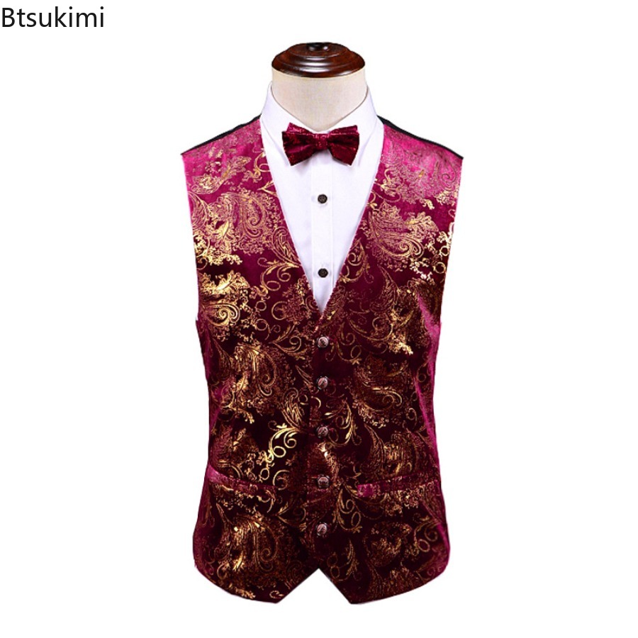 صدرية بدلة رجالية فاخرة جديدة  - مراجعة Formal Vest Waistcoat وسعره