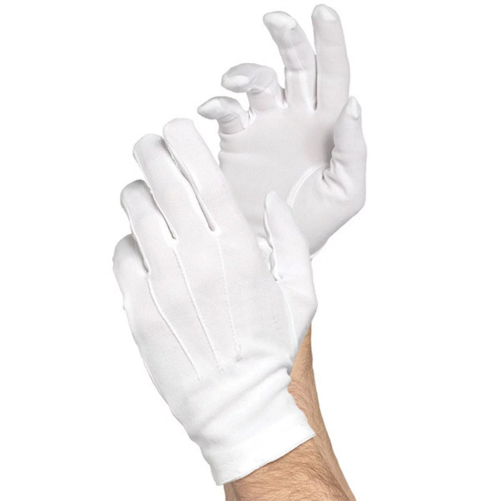 قفازات قطنية بيضاء للرجال زي س - مراجعة Formal Wear Gloves Men وسعره