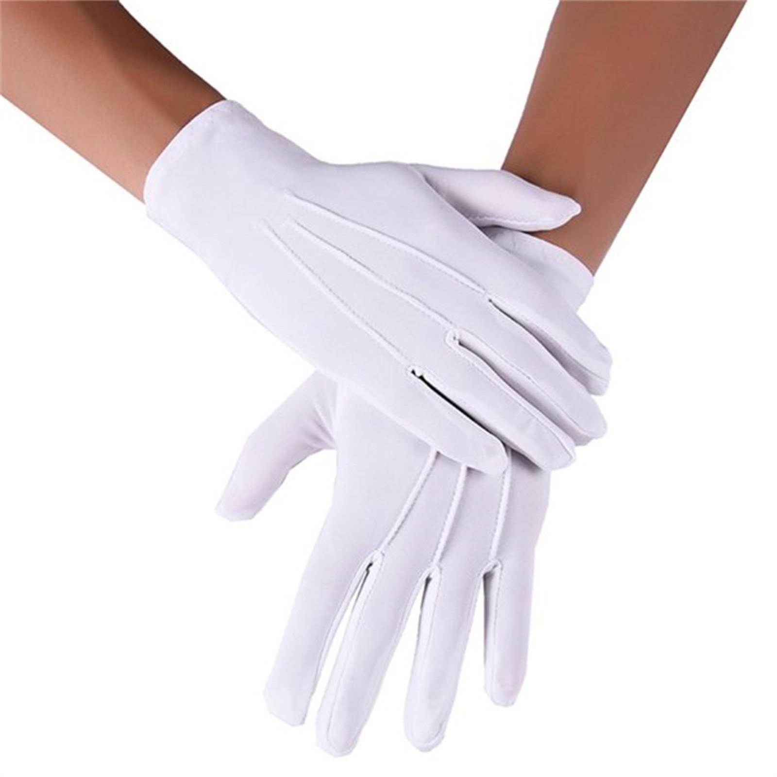 قفازات قطنية بيضاء للرجال زي س - مراجعة Formal Wear Gloves Men وسعره